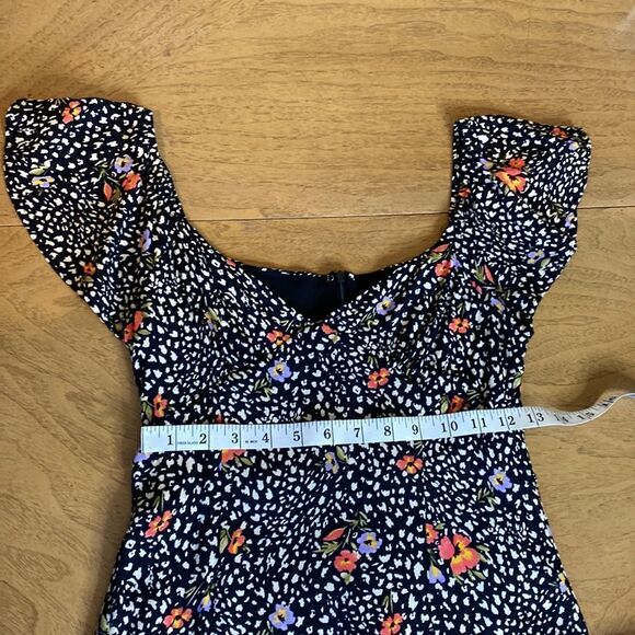 Forever 21 Floral Off-The-Shoulder Dress Size Small - Picture 6 of 11